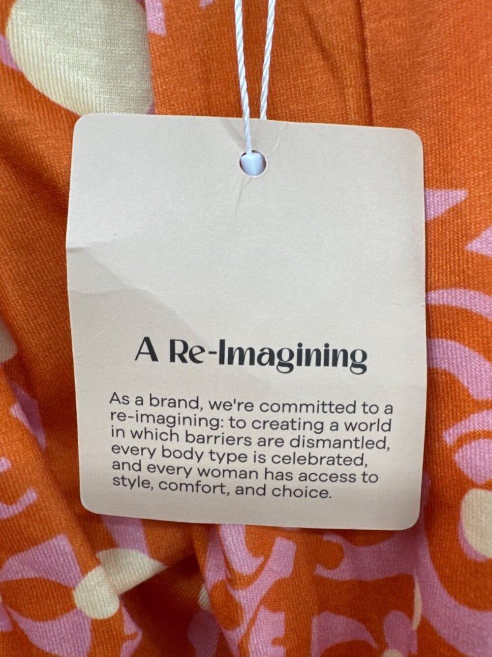 BloomChic Orange & Pink Printed Romper Jumpsuit - Picture 6 of 11